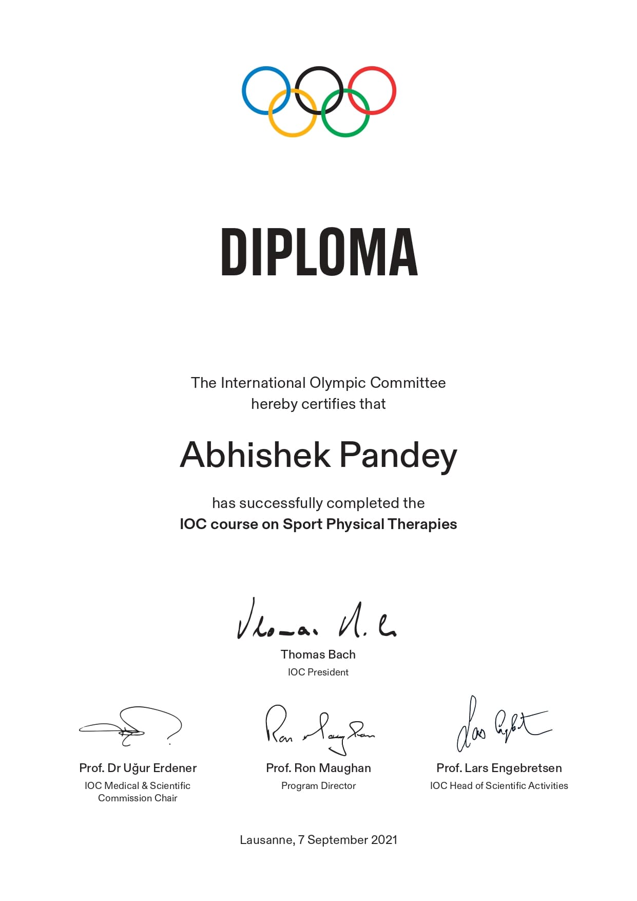 Post Graduation Diploma in Sports Injury Management
