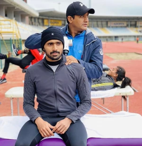 Working with national team