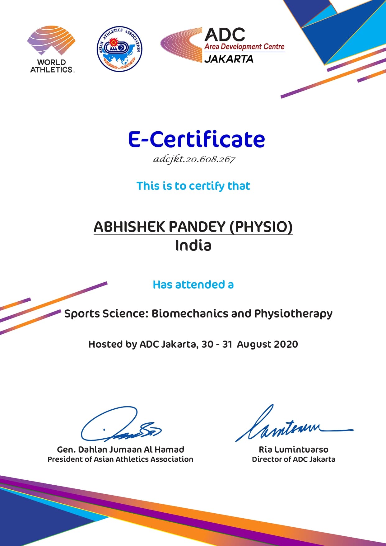 Sports Biomechanics Certification